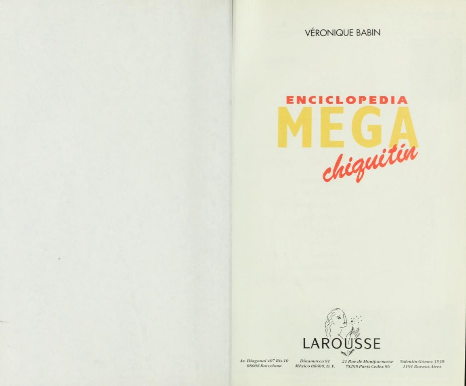 Libro: Enciclopedia Mega Chiquitín por Veronique Babin