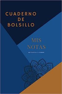 Cuaderno de bolsillo - MIS NOTAS - Revisiones y cursos: Cuaderno de bolsillo con páginas rayadas