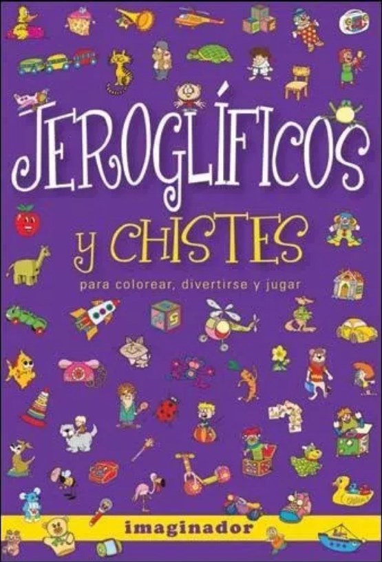 Libro: Jeroglíficos y chistes: Para colorear, divertirse y jugar por Jorge R. Loretto