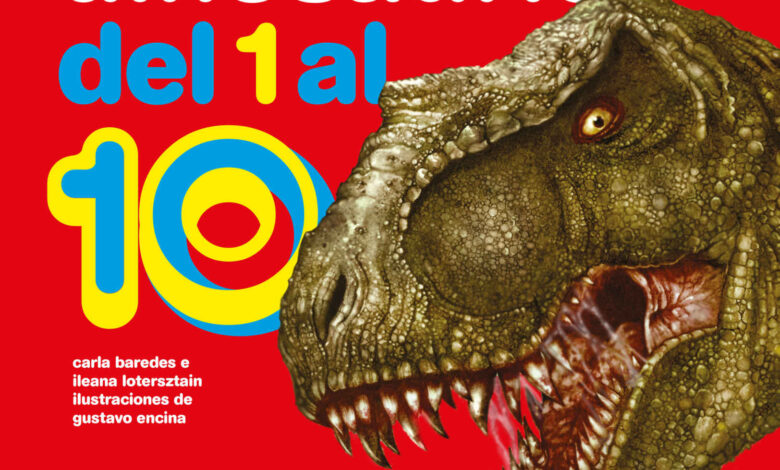 Libro: Dinosaurios del 1 Al 10 por Carla Baredes