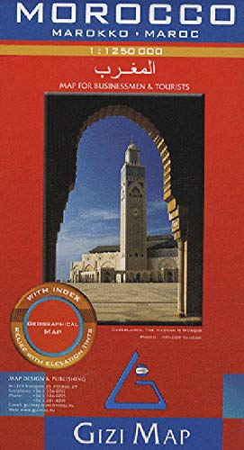 Morocco Map (English, Spanish, French, Italian and German Edition) by Gizi Publishing (2007-05-01)