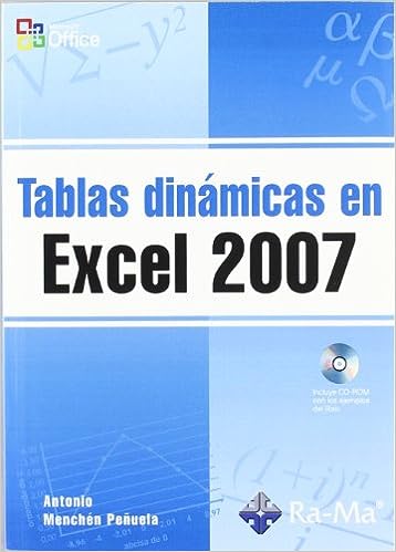 Libro: Tablas Dinámicas en Excel 2007 por Menchen Peñuela