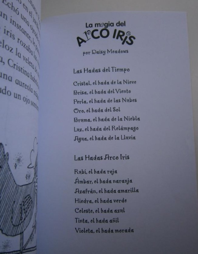 Libro: Agua, el hada de la lluvia: La magia del arcoíris por Daisy Meadows