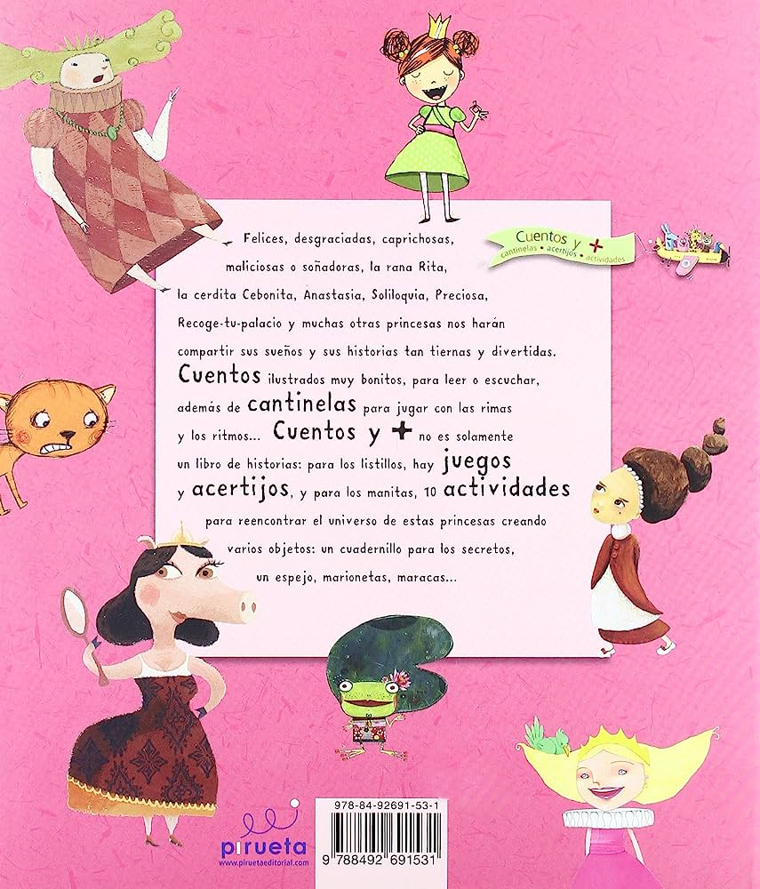 Libro: 10 historias de princesas: Cuentos, cantinelas, acertijos y actividades por Susana