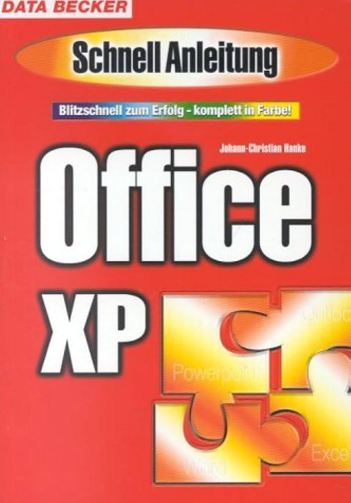 Libro: Guía rápida Office XP por Johann Christian Hanke