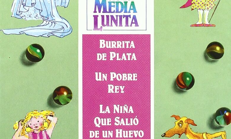 Libros: Cuentos de la media lunita: Burrita de Plata, Un Pobre Rey, La niña que salió de un Huevo, El Perro y Las Liebres por Antonio Rodríguez Almodóvar