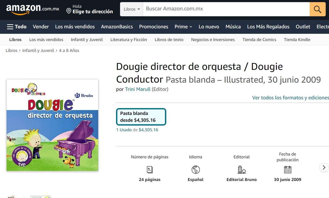 Libro: Dougie director de orquesta por Trini Marull