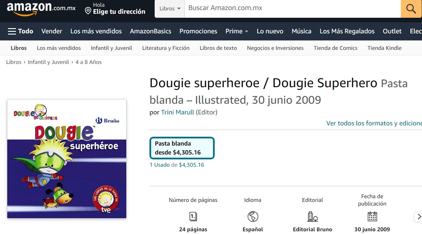 Libro: Dougie superhéroe por Trini Marull