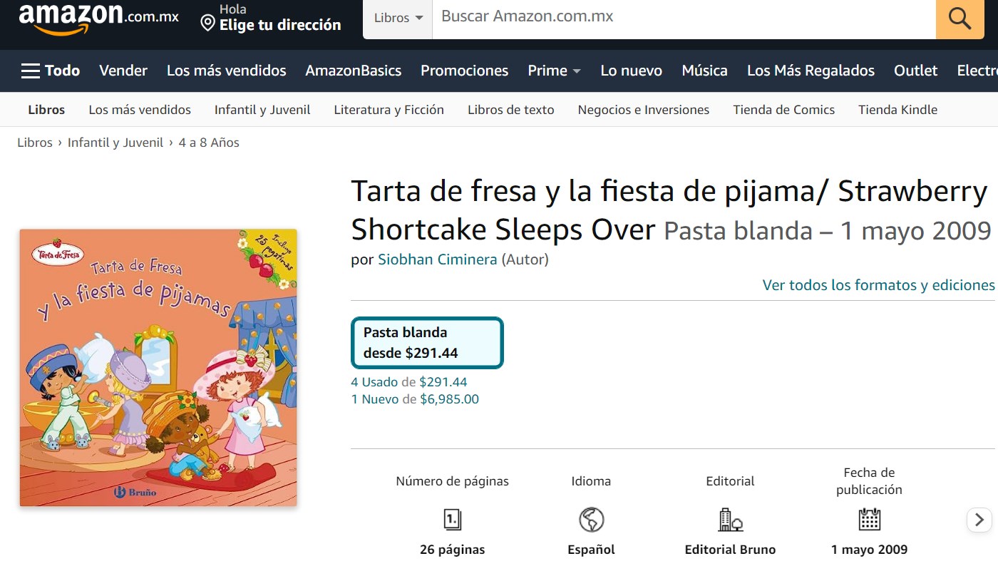 Libro: Tarta de fresa y la fiesta de pijama, incluye 25 pegatinas por Siobhan Ciminera