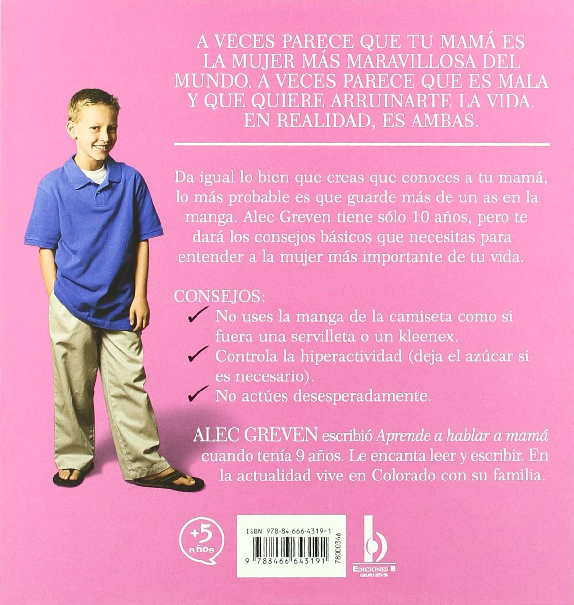 Libro: Aprende a hablar a mamá por Alec Greven