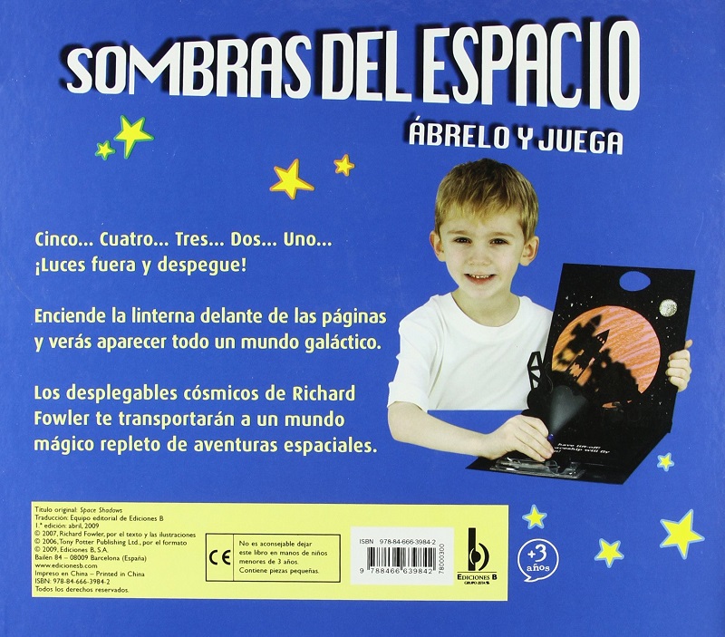 Libro: Sombras del espacio: Ábrelo y juega. ¡Rayos cósmicos! por Richard Fowler