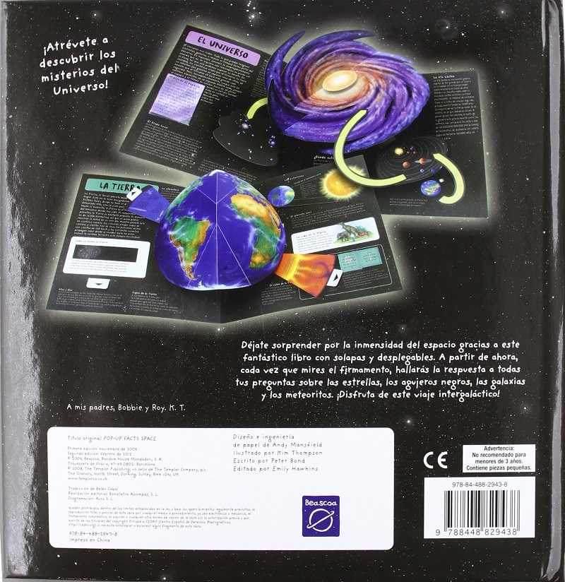 Libro: Un viaje a través del espacio: Un libro en 3D por Peter Bond