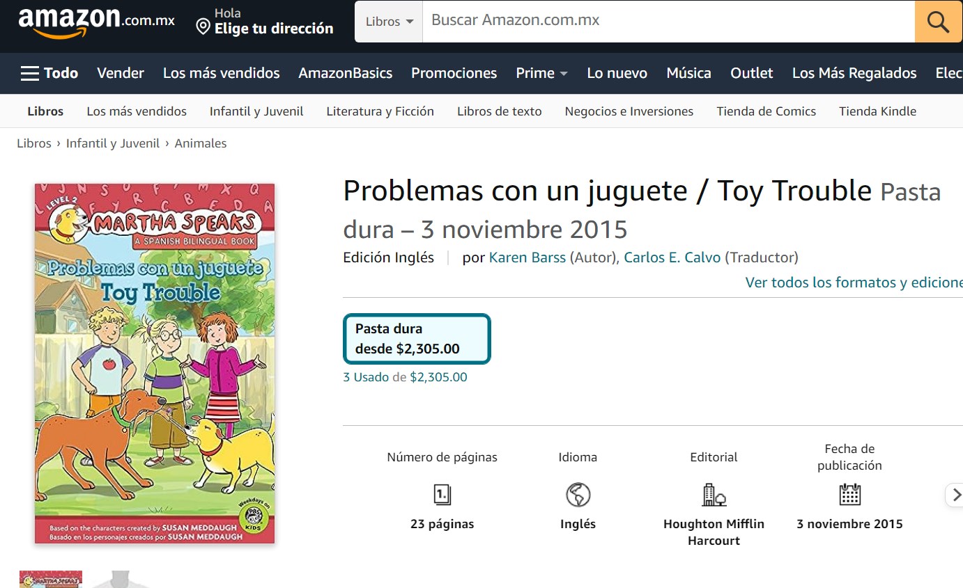 Libro: Problemas con un juguete por Karen Barss