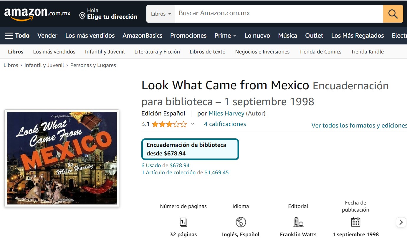 Libro: Look What Came from Mexico por Miles Harvey