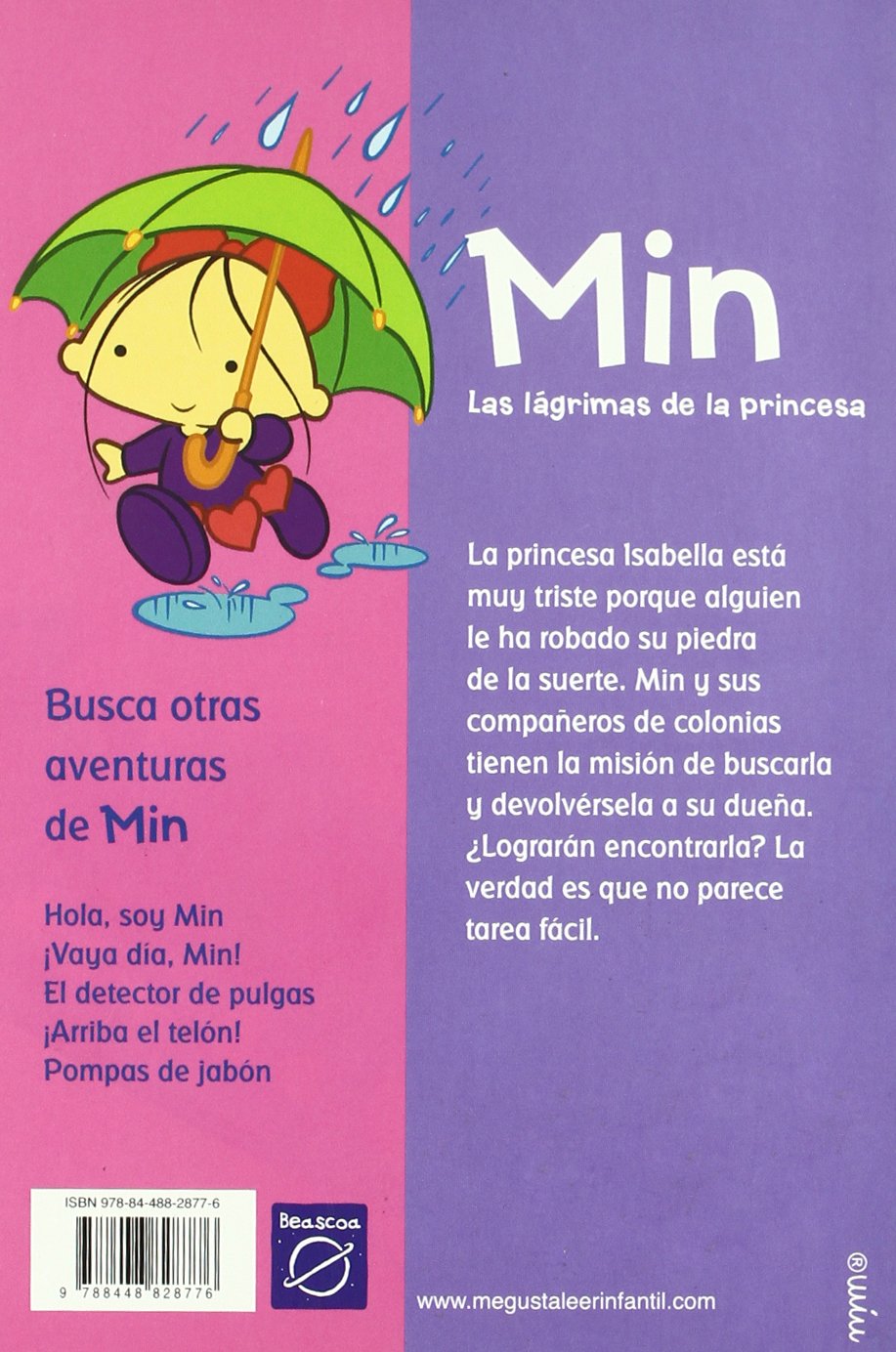 Libro: Min, Las lágrimas de la princesa. Si lees un Min, te importa el mundo por Montse Escobar