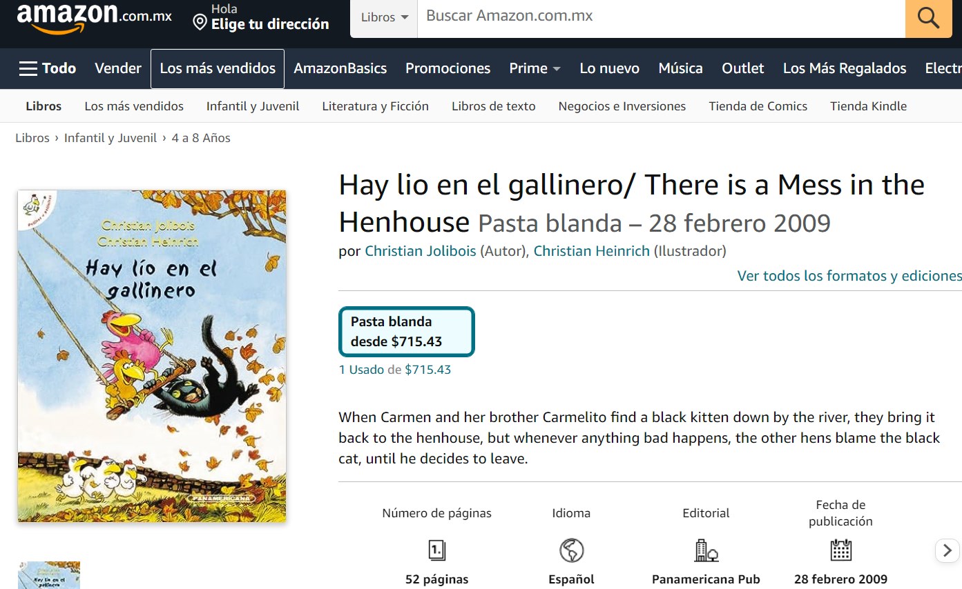 Libro: Hay lío en el gallinero por Christian Jolibois