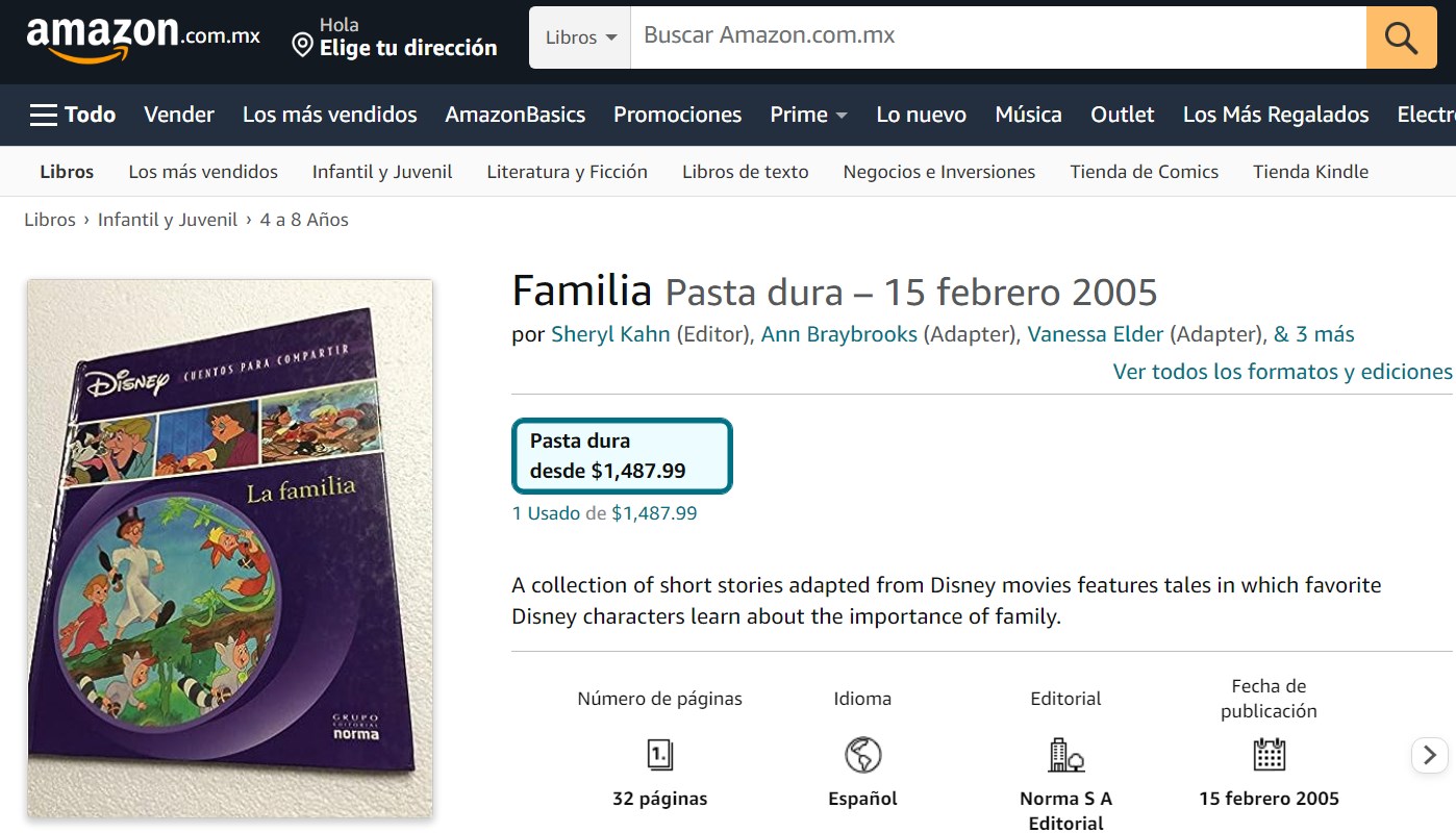 Libro: Familia: Cuentos para compartir por Sheryl Kahn