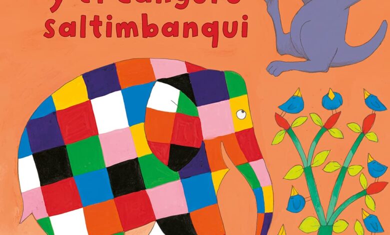 Libro: Elmer y el canguro Saltimbanqui por David McKee