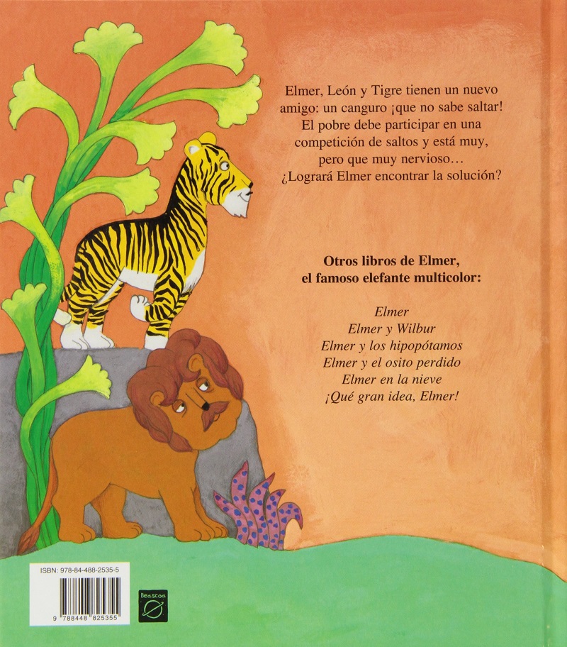Libro: Elmer y el canguro Saltimbanqui por David McKee