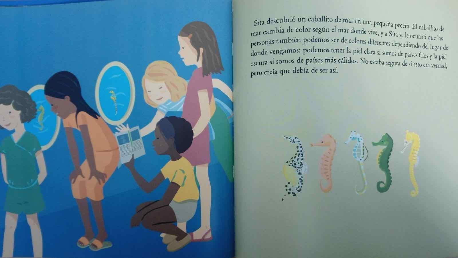 Libro: Los cuatro viajeros en el aquarium por Asha Miro