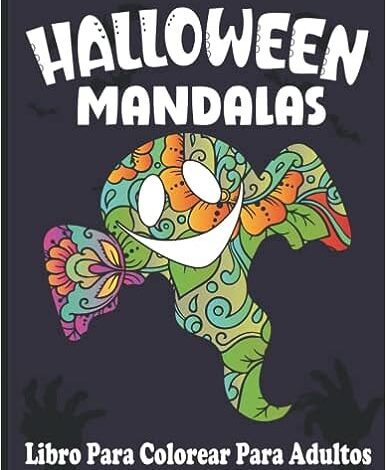 Libro: Halloween Mandalas - Libro para colorear para adultos por Fatizora Publishing