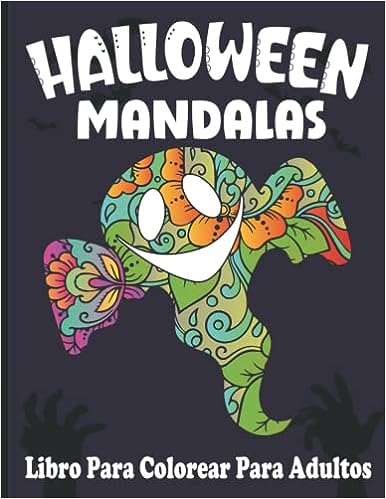 Libro: Halloween Mandalas - Libro para colorear para adultos por Fatizora Publishing