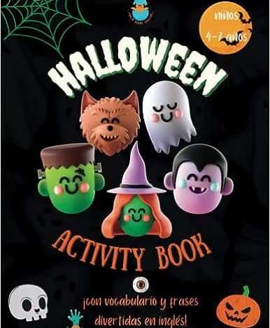 Libro: Halloween - Activity book - Con vocabulario y frases divertidas en inglés por Early Birds English