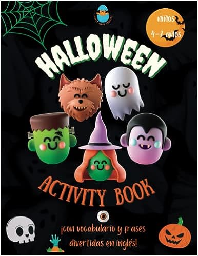 Libro: Halloween - Activity book - Con vocabulario y frases divertidas en inglés por Early Birds English