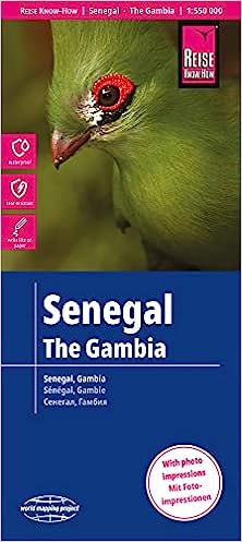 Senegal / The Gambia 2016, Travel Map - 1:550,000