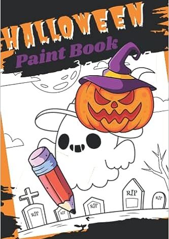 Libro: Halloween paint book por Cool Cu Books