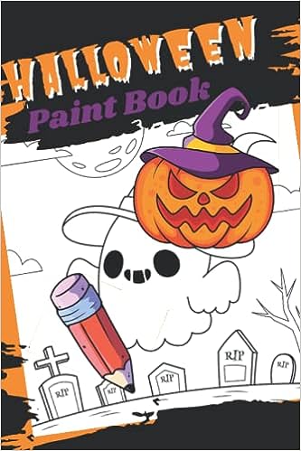 Libro: Halloween paint book por Cool Cu Books