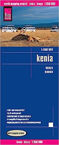 Reise Know-How Landkarte Kenia 1:950.000