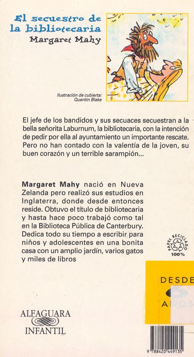 Libro: El Secuestro De La Bibliotecaria por Margaret Mahy