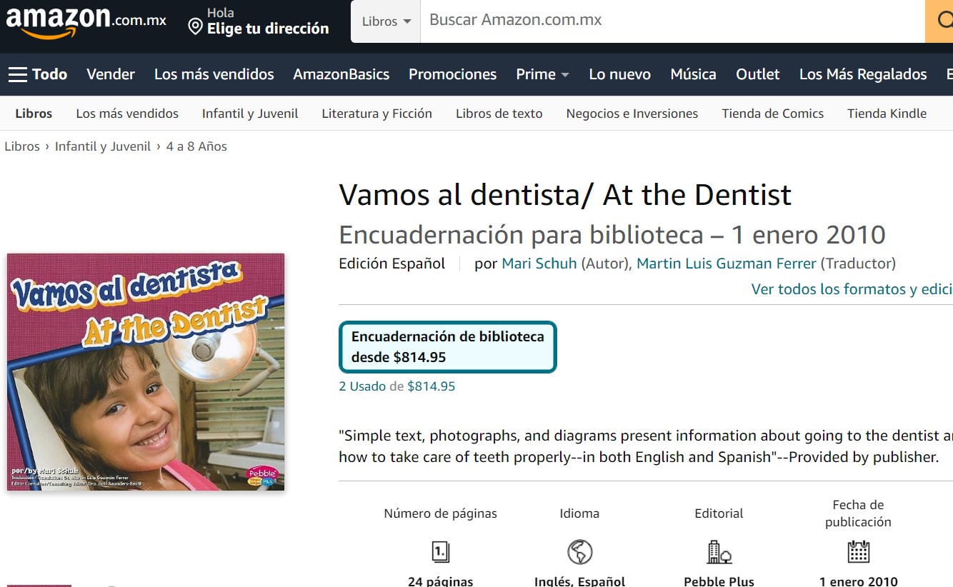 Libro: Vamos al dentista por Mari Schuh