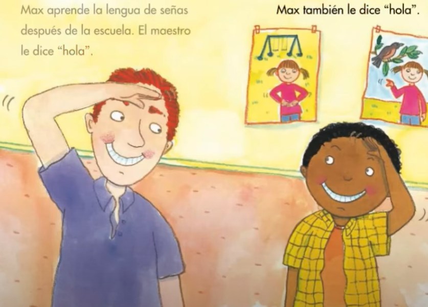 Libro: Max Aprende La Lengua De Señas por Adria F. Klein