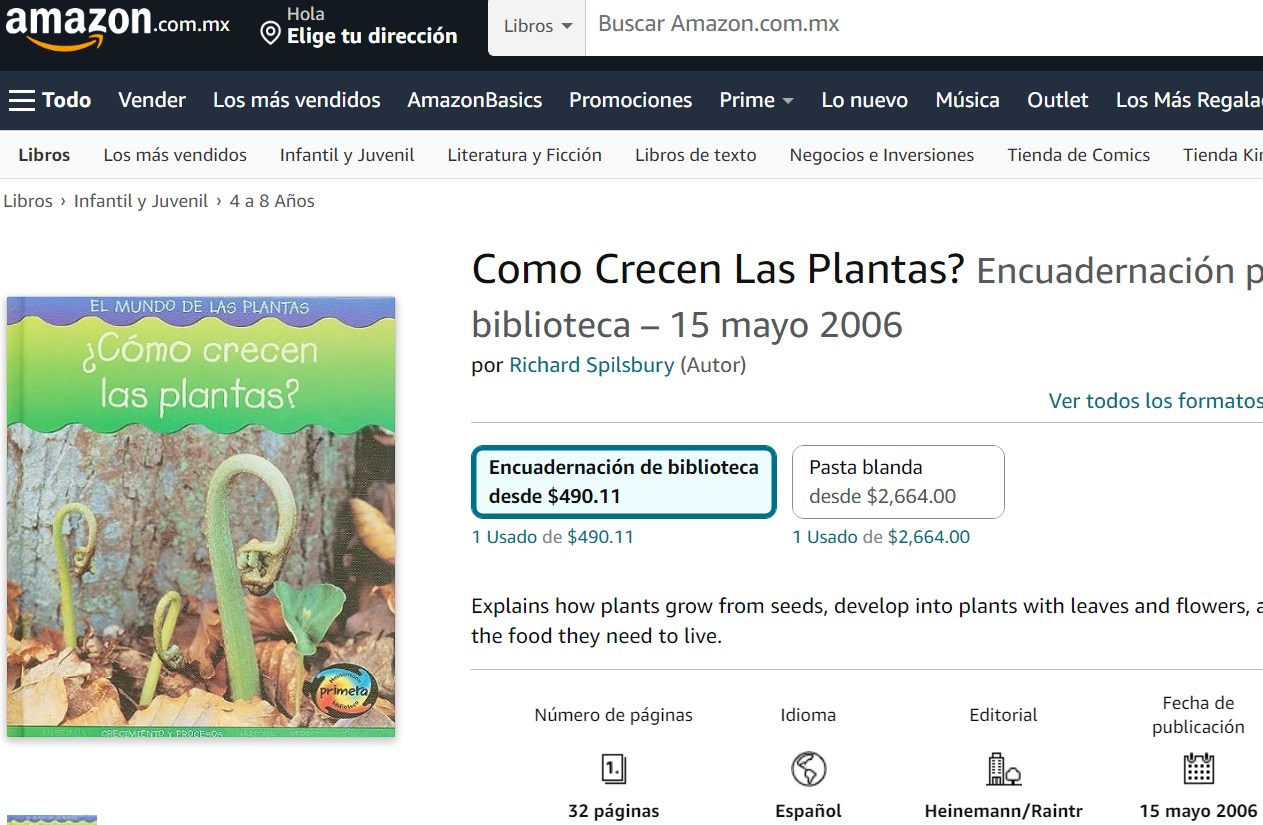 Libro: ¿Cómo Crecen Las Plantas? El mundo de las plantas por Richard Spilsbury