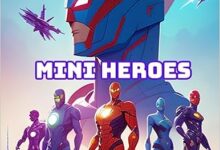Libro: Mini heroes - Libro infantil para colorear por Oscarel