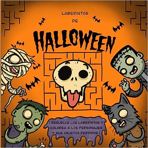 Libro: Laberintos de Halloween por Banunu Creations