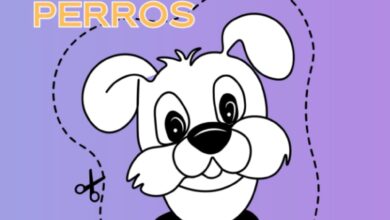 Libro: Recortar y colorear Perros – Libro de Actividades para niños de 3 a 8 años por Marisabel Flores M