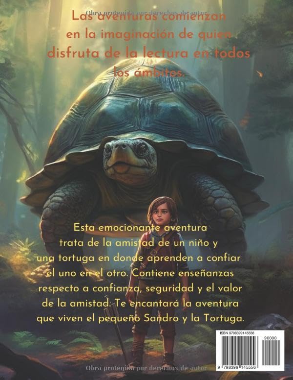 Libro: Las Aventuras Mágicas de Sandro y la Tortuga por Sandro Ramírez