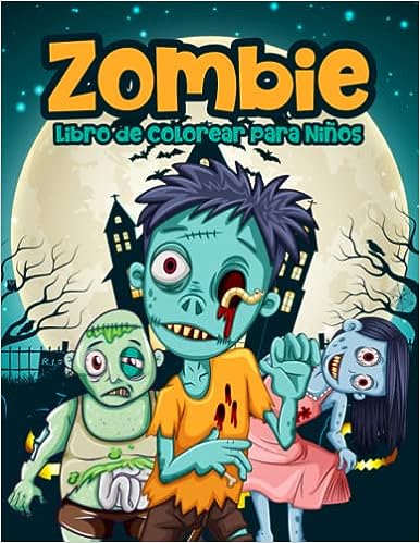 Libro: Zombie - Libro de colorear para niños por Ezra WondES