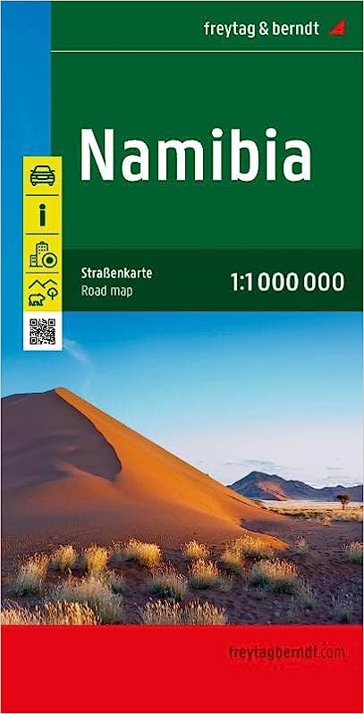 Namibia, road map 1:1,000,000