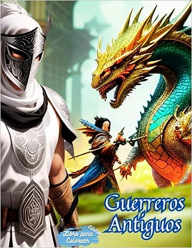 Libro: Guerreros antiguos - Libro para colorear para adultos por Oscarel