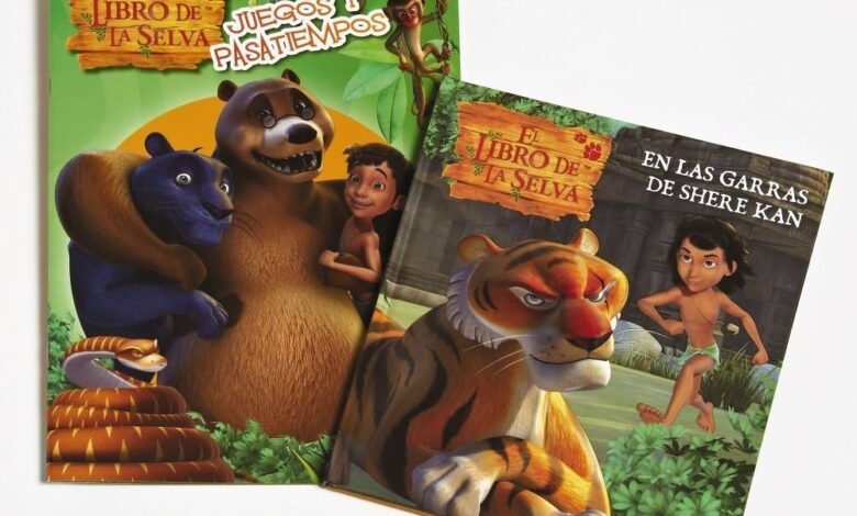 Libro: El libro de la selva: En las garras de Shere Kan & Juegos y pasatiempos por María José Guitián