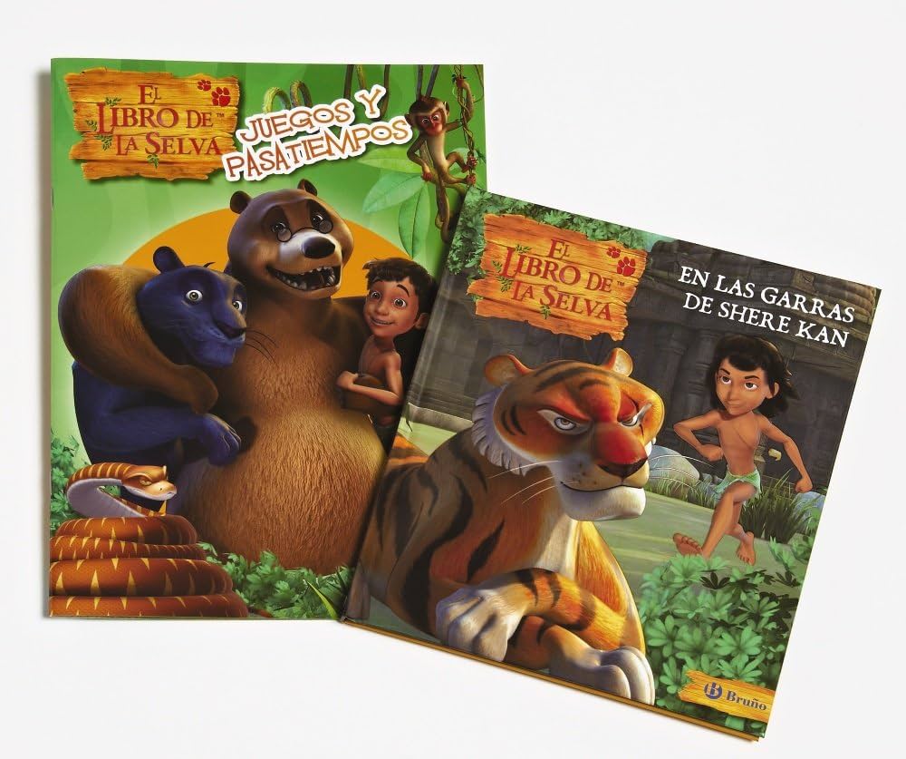 Libro: El libro de la selva: En las garras de Shere Kan & Juegos y pasatiempos por María José Guitián