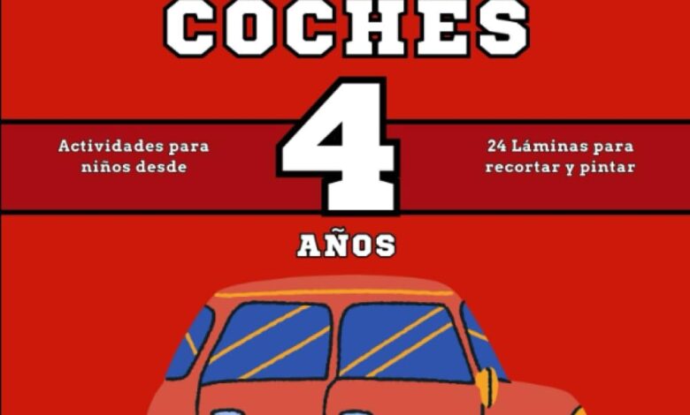 Libro: Colorea y Recorta Coches – Actividades para niños desde 4 años por Pablo Colormagic