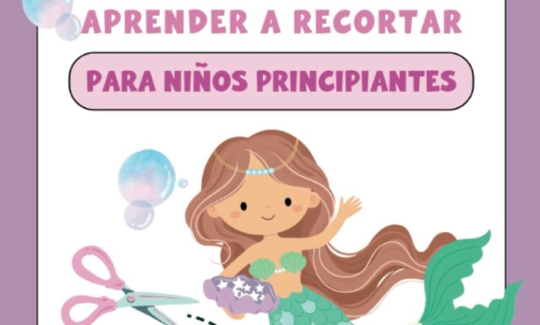 Libro: Sirenas – Aprende a recortar para niños principiantes por Editorial Imaginarte