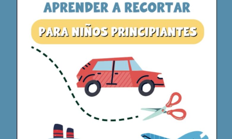 Libro: Aprender a recortar para niños principiantes desde los 3 años - Edición Transporte por Editorial Imaginarte