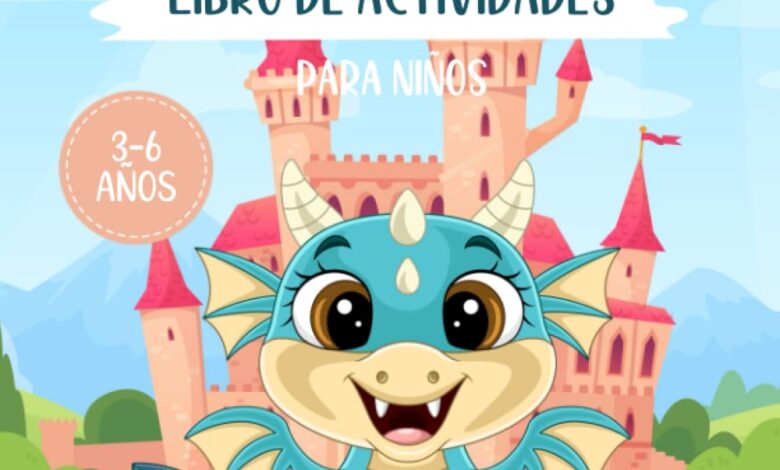 Libro: Dragón – Libro de actividades para niños de 3 a 6 años por Iheb Traktoren