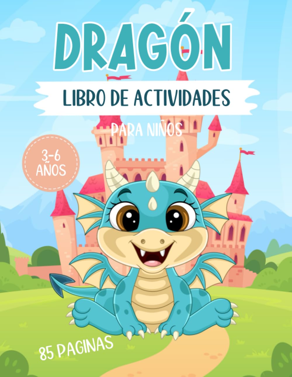 Libro: Dragón – Libro de actividades para niños de 3 a 6 años por Iheb Traktoren